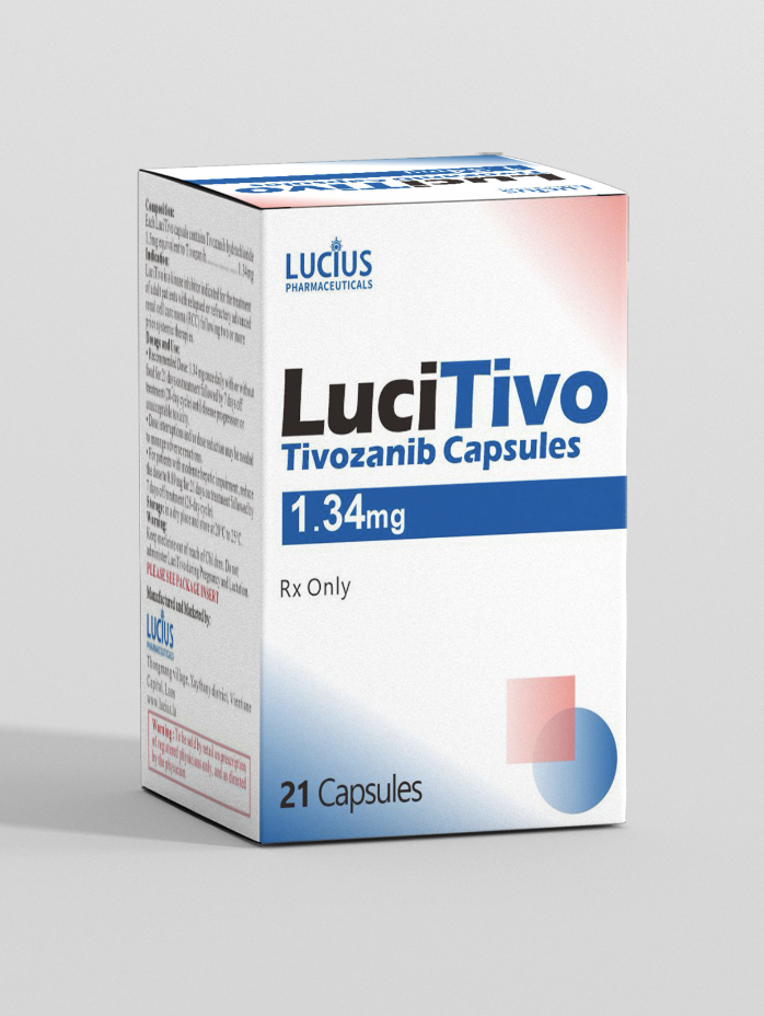 卢修斯lucius替沃扎尼1.34mg(lucitivo)Tivozanib适应症和用法用量