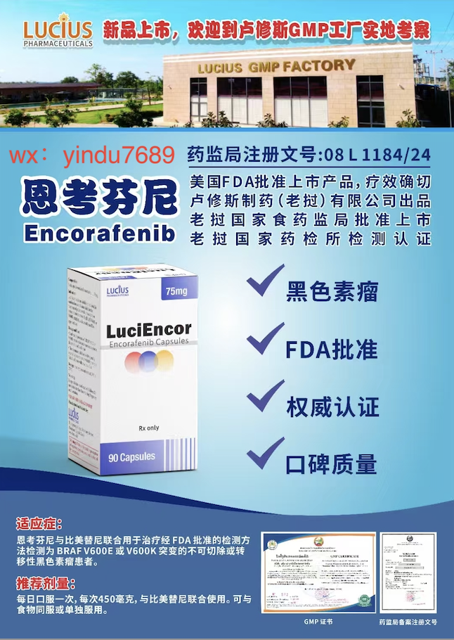 卢修斯lucius恩考芬尼Encorafenib怎么服用？